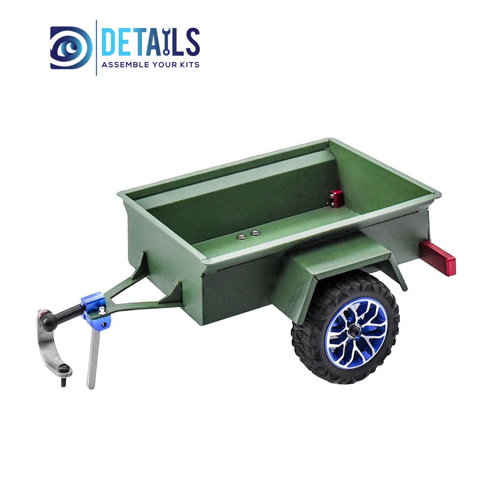 Hobby Details Aluminum Mini Trailer for 1/24 cars