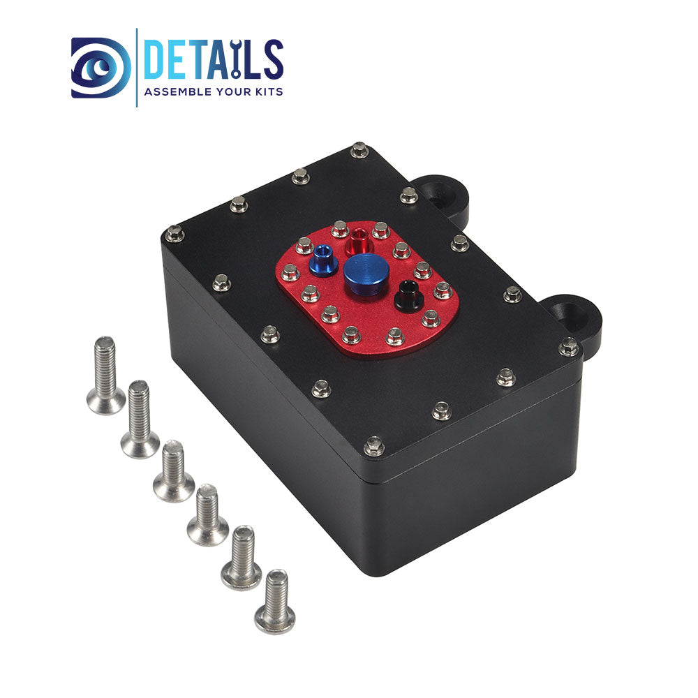 Aluminum CNC Scale Fuel Cell Receiver Box 60*40*26mm