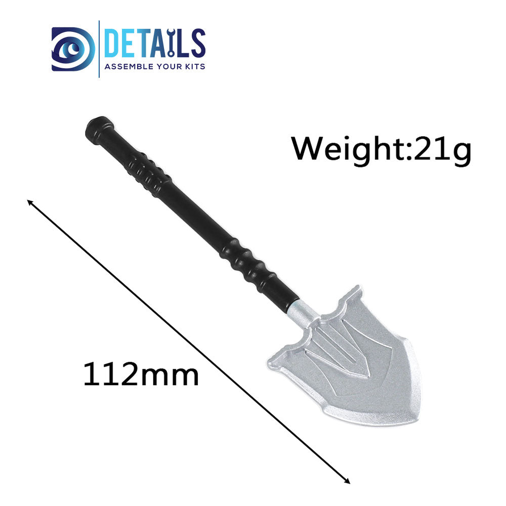 Hobby Details Model Shovel for RC Crawler A:Black B:Red C:Army Green D:Grey