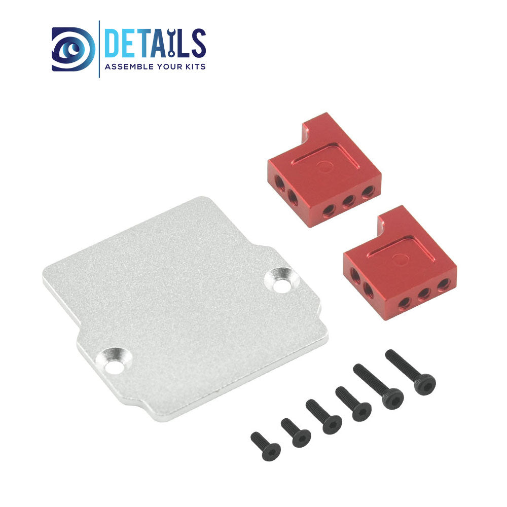 Hobby Details Aluminum Reciver ESC Servo Mount Seat  forARRMA 1/18 MOJAVE GRANITE GROM Upgrade Parts