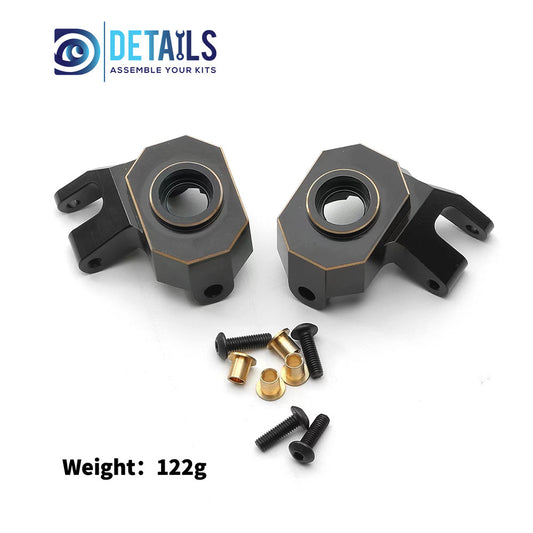 Brass Steering Knuckles for SCX10 PRO (Golden Black)