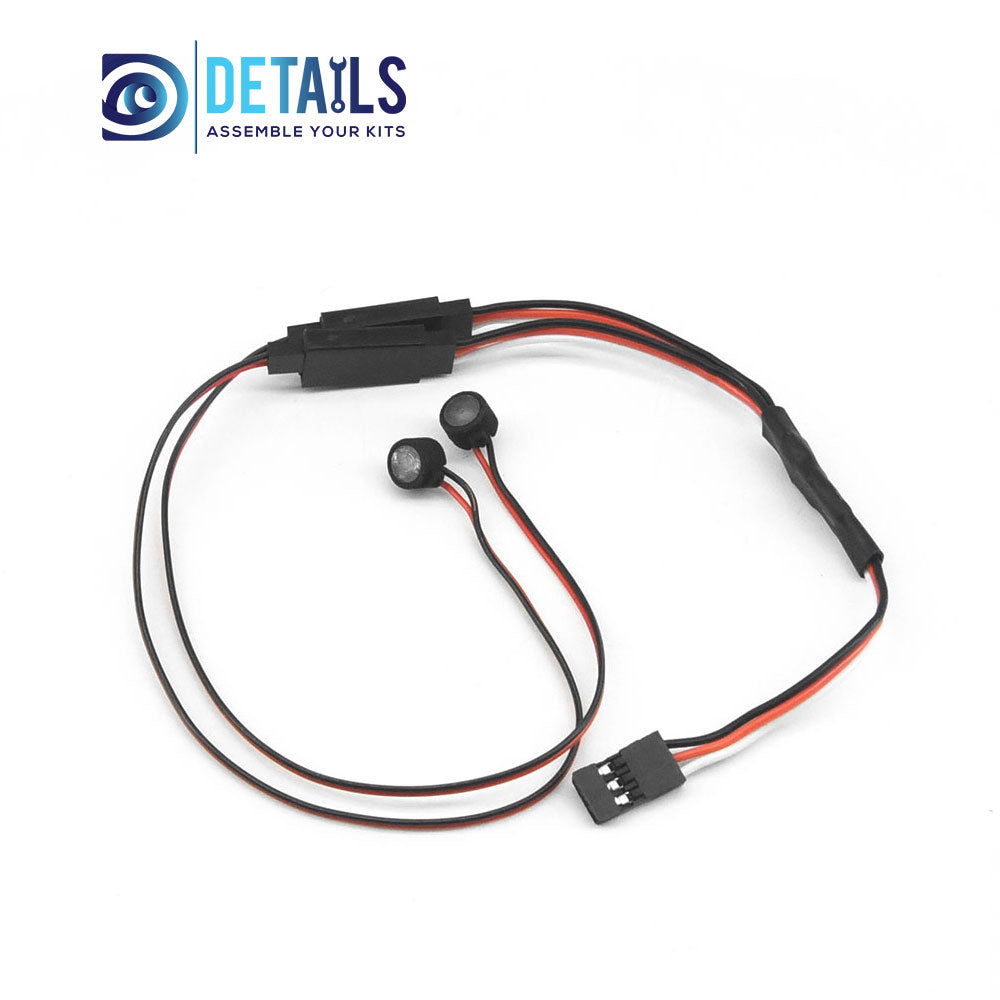 Hobby Details LED RC lights Round lamp 2 lamp for 1/18 TRX4M car