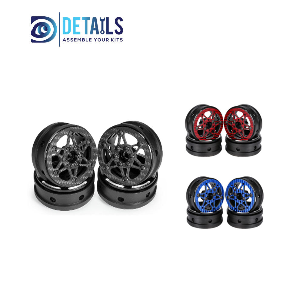 1.9'' Light Weight Carbon Fibre Wheels 4pcs/set B Style