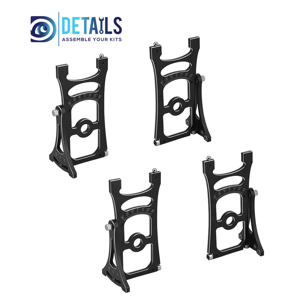 1/8 Off Road Buggy Chassis Setup System A: Black B: Silver