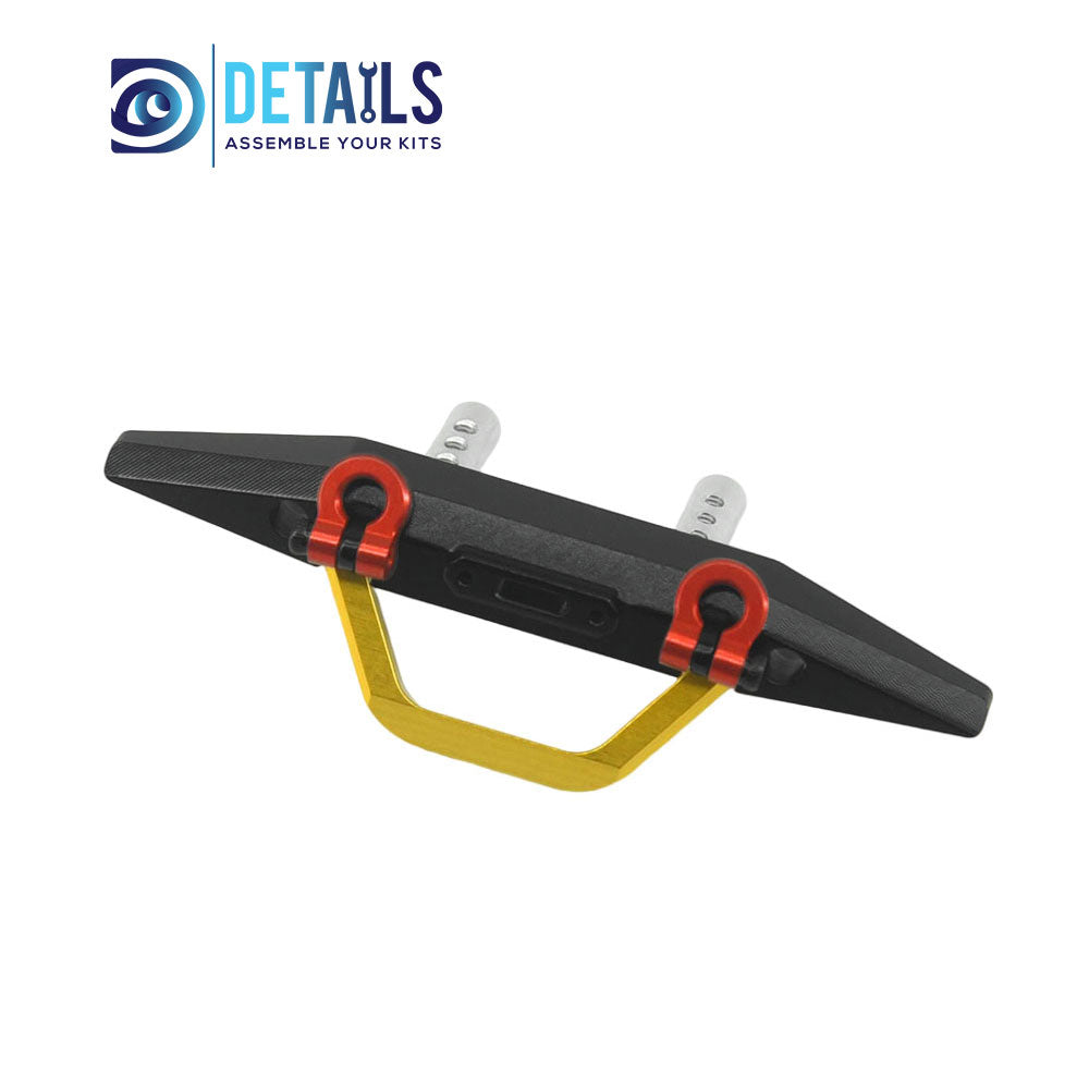 Aluminum Front Bumper for RedCat Ascent18 1/18 Car A: Black Gold B: Black Red