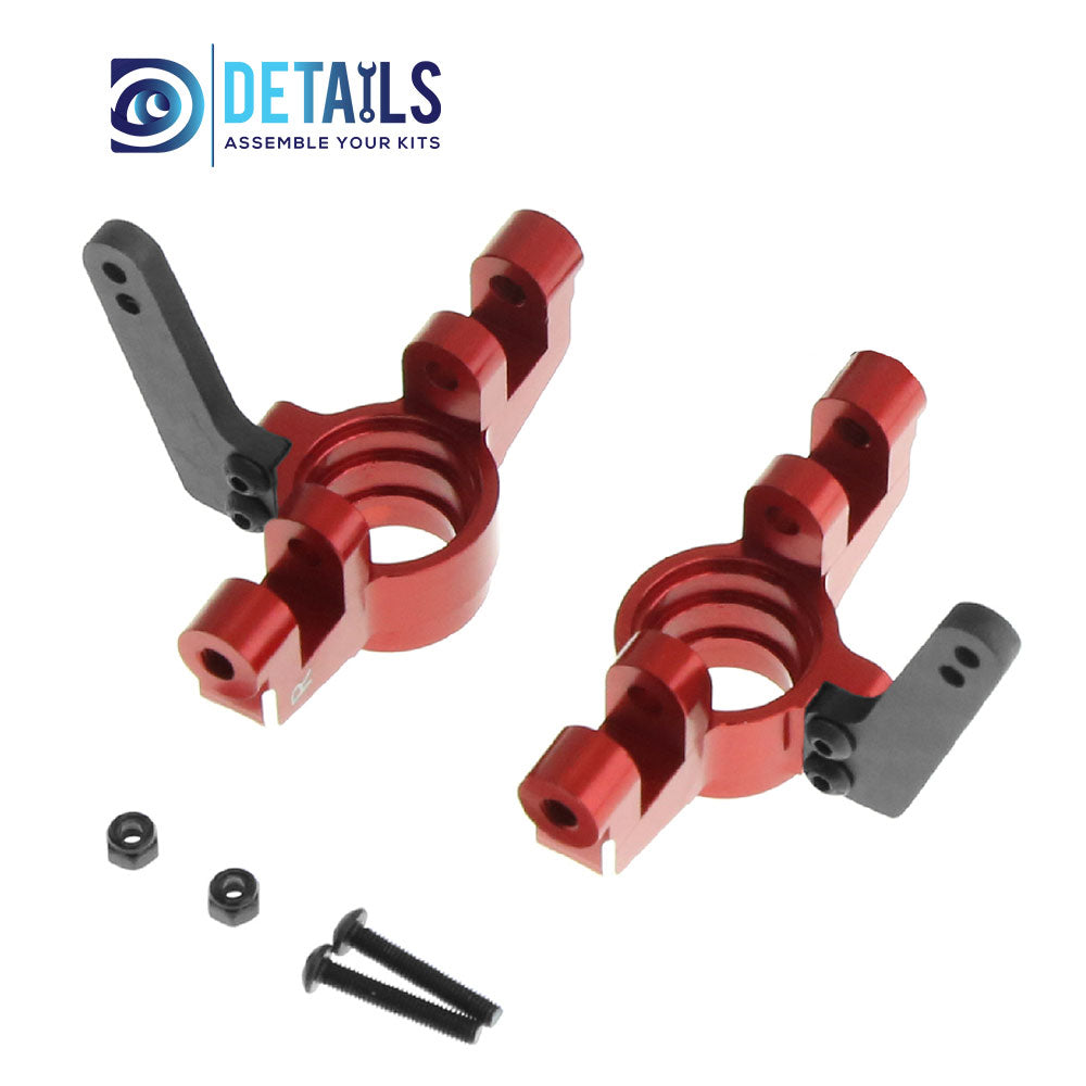 Aluminum and Carbon fiber Front Steering Knuckles for Arrma 1/8 Mojave/1:10 4x4 Kraton Upgrade Parts
