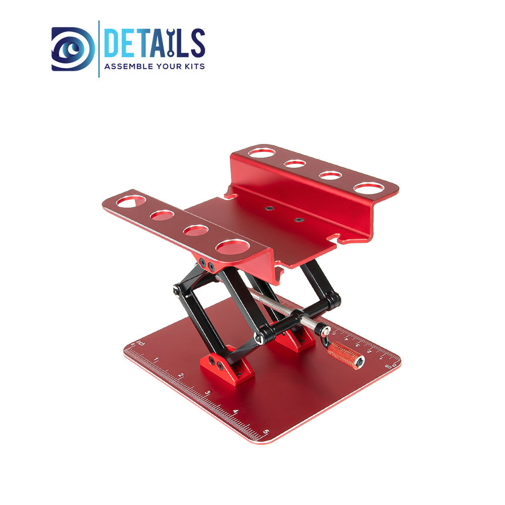 Aluminum 1/8 1/10 1/16 Adjustable RC Car Stand For Rc Car Repair Assembly Display 60-140mm
