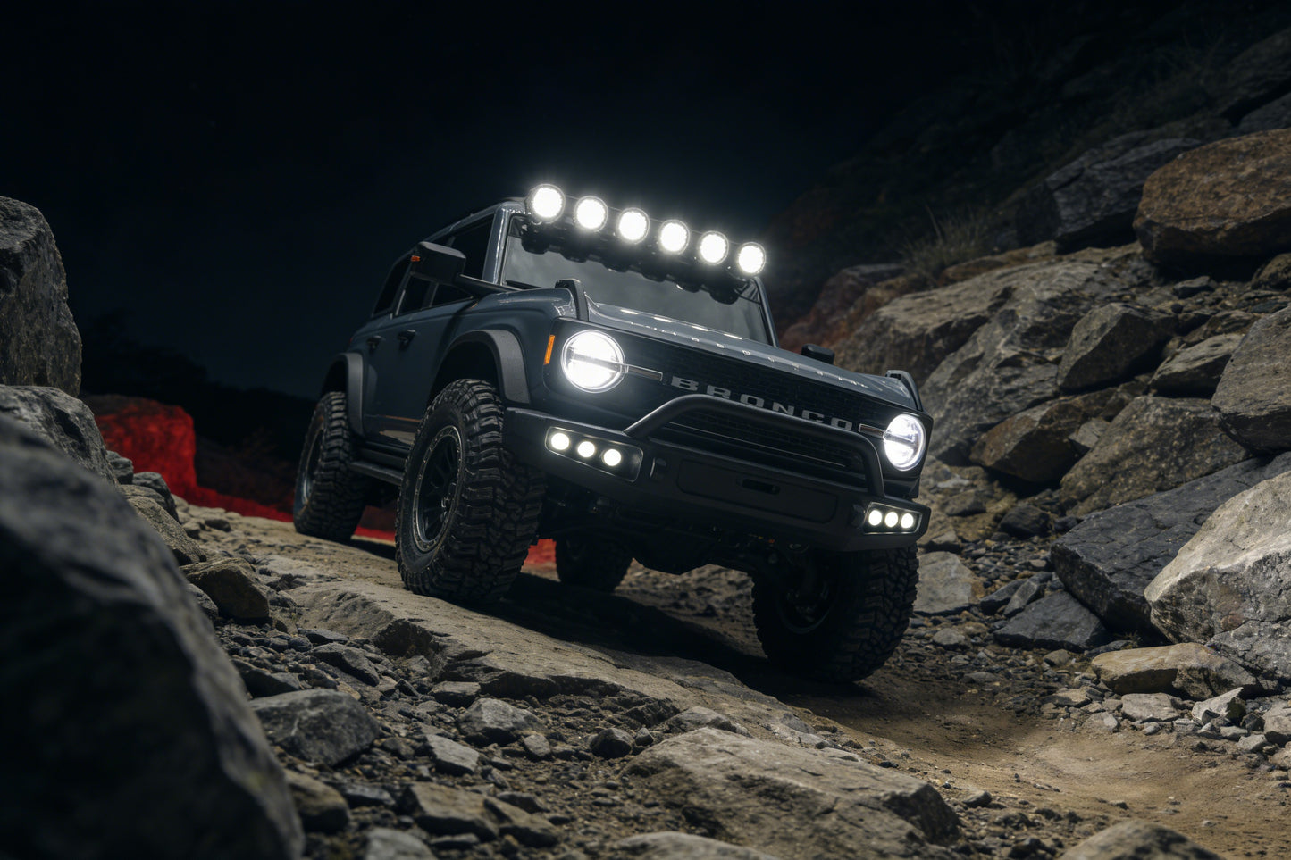 Hobbydetails Round Roof Light for SCX30 Bronco