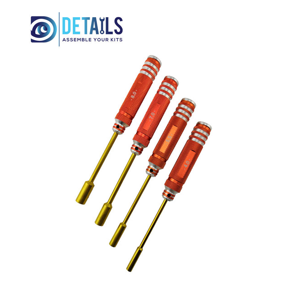 Classic Nut Drivers Set - &nbsp;Oange 4pcs
