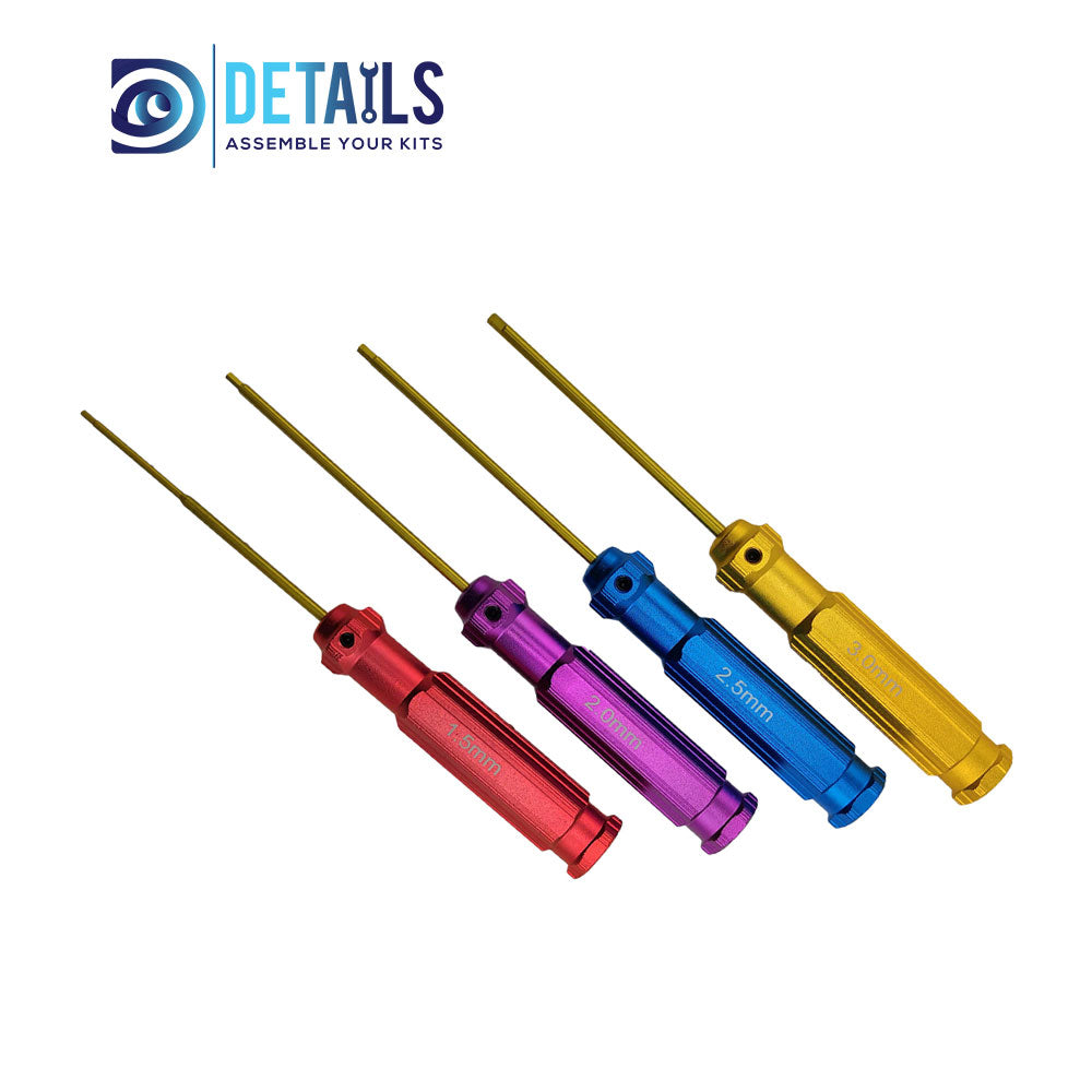 Classic Allen Wrench Set - B Four Colors 4pcs