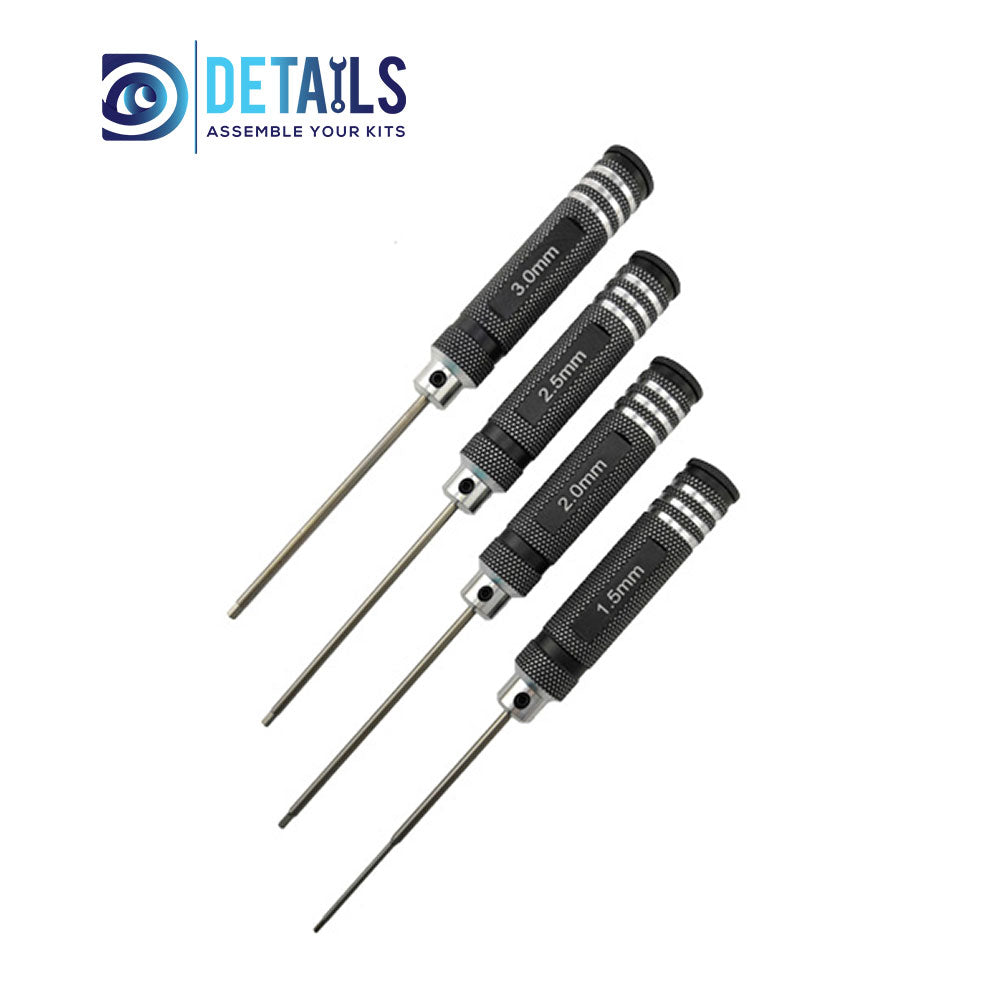 HSS Allen Wrench Set - A Black 4pcs