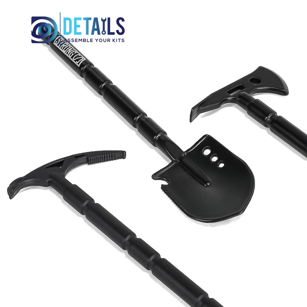 Hobby Details Shovel and pickaxe 3pcs/set