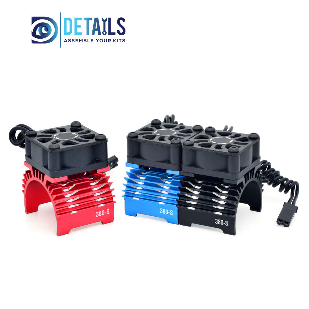 Hobby Details 28/29mm RC Car Motor Cooling Fan with Heatsink 32000RPM(380-S)