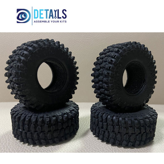 55X23mm Tire Set with Foam for TRX-4M 1/18 Car 4pcs/set