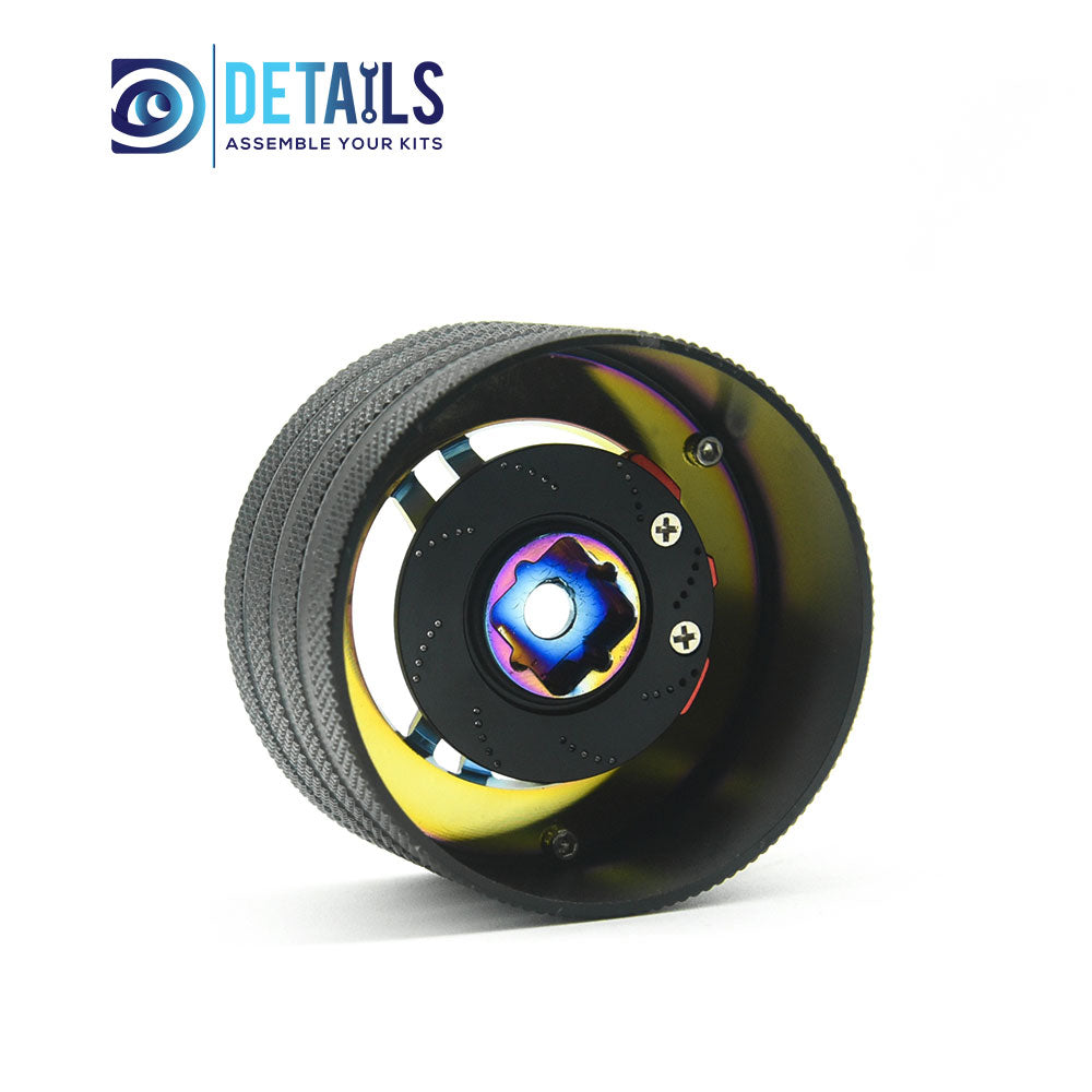 DTEL01044 Aluminum RC Transmitter Steering Handwheel for Sanwa/ Futaba/NB4/ 7PX/X9 Colorful
