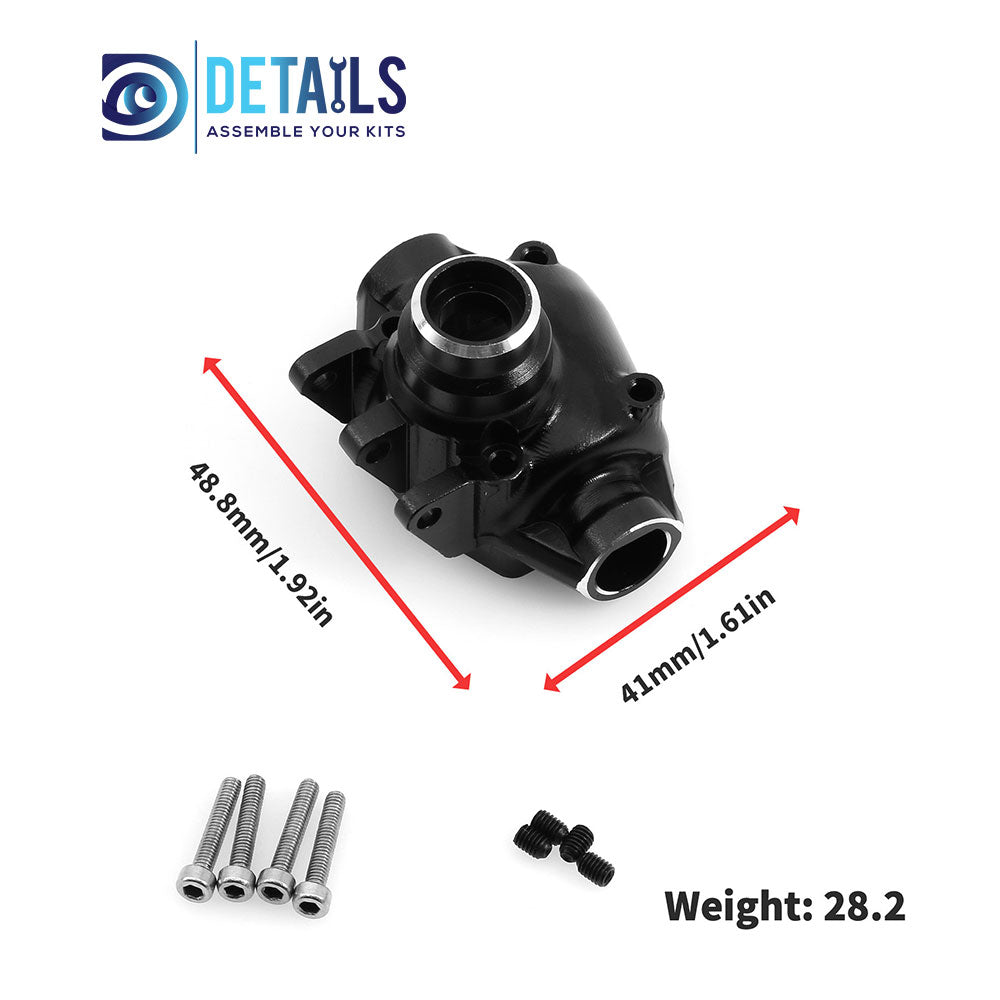 Aluminum Front&Rear Axle Center Housing for Axial SCX10 PRO 1/10 RC Crawler Car 2pcs/set