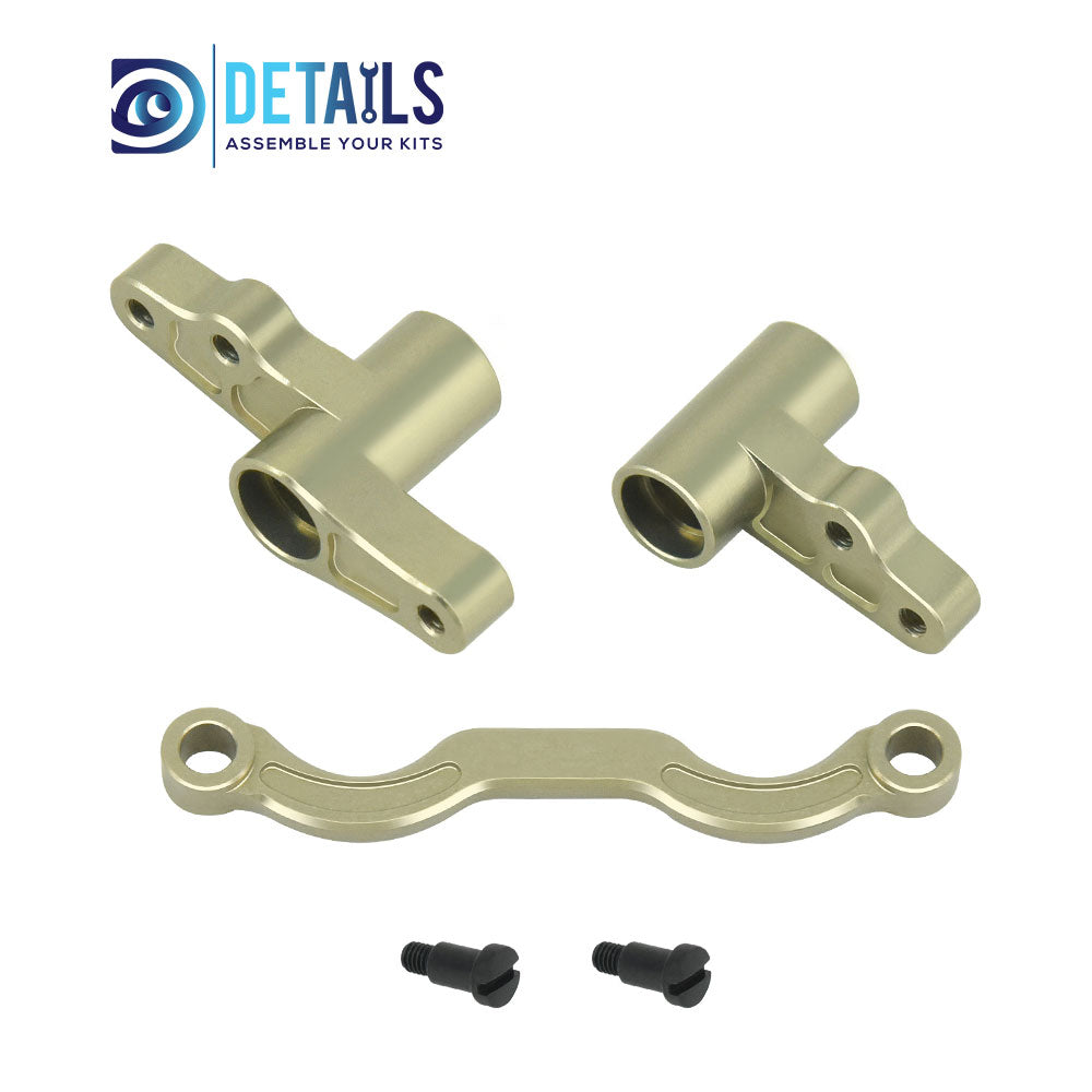 Hobby Details 7075 Aluminum hard oxidation Steering Set Steering&Rods Set for Cen Racing 1/8 RC Car Upgrades Parts 3pcs/set