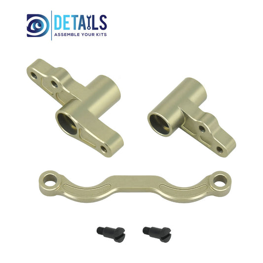 Hobby Details 7075 Aluminum hard oxidation Steering Set Steering&Rods Set for Cen Racing 1/8 RC Car Upgrades Parts 3pcs/set