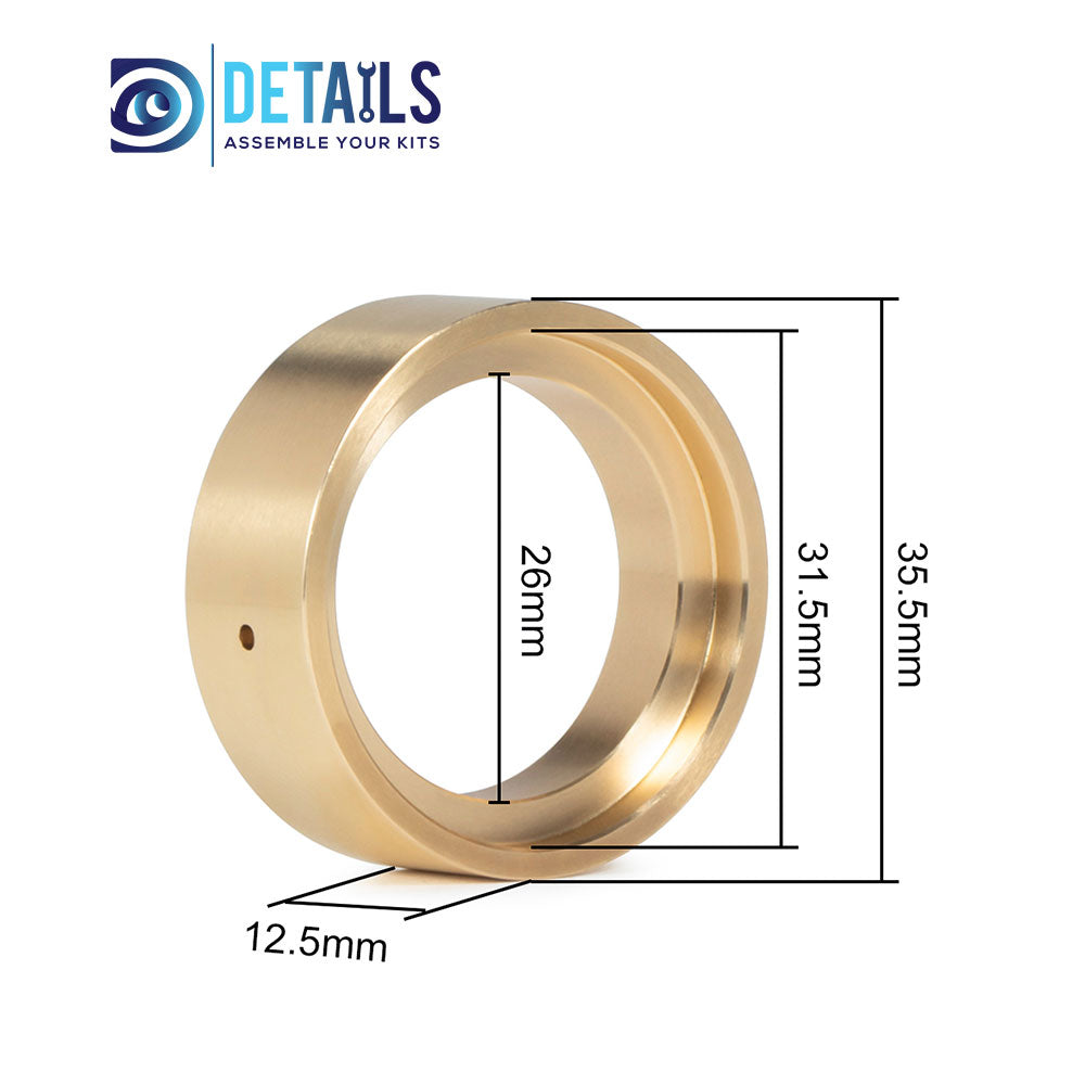 1.3Inch Brass Rings Wheels 4pcs/set Fit for Stock 9781 TRX4M Tire