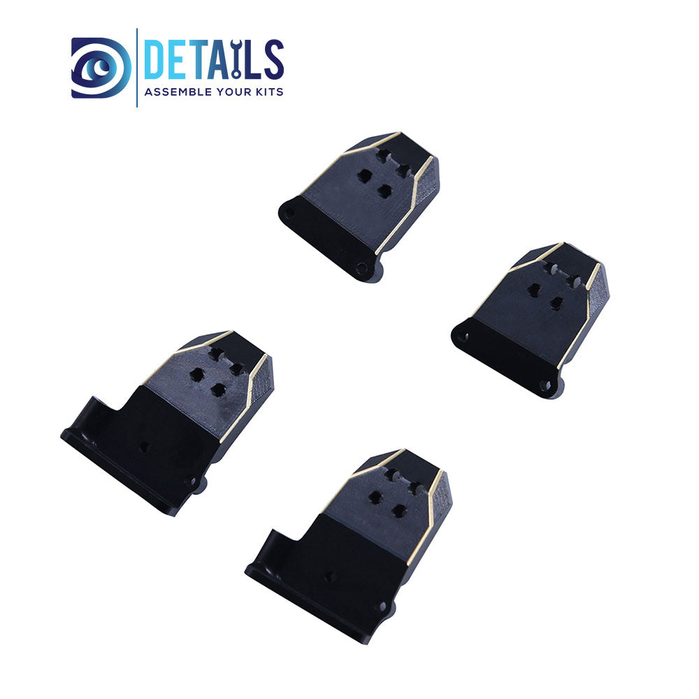 Aluminum Shock Mount for TRX-4M 1/18 Car 4pcs/set Black Gold