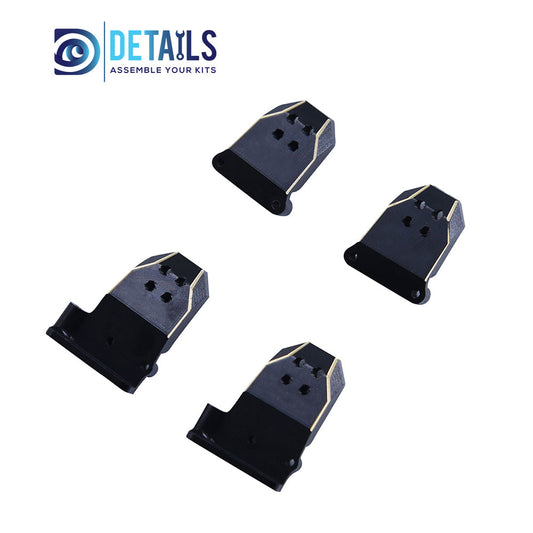Aluminum Shock Mount for TRX-4M 1/18 Car 4pcs/set Black Gold