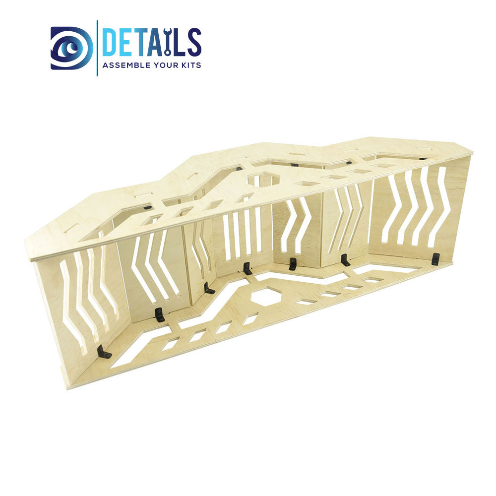 High Density RC  Crawler Wood Board Tracks 5 layers Hardened Thickness F Style