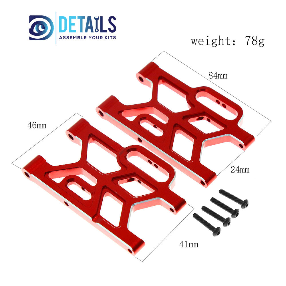 Aluminum Front Suspension Arms for Arrma 1/8 Mojave Upgrade Parts