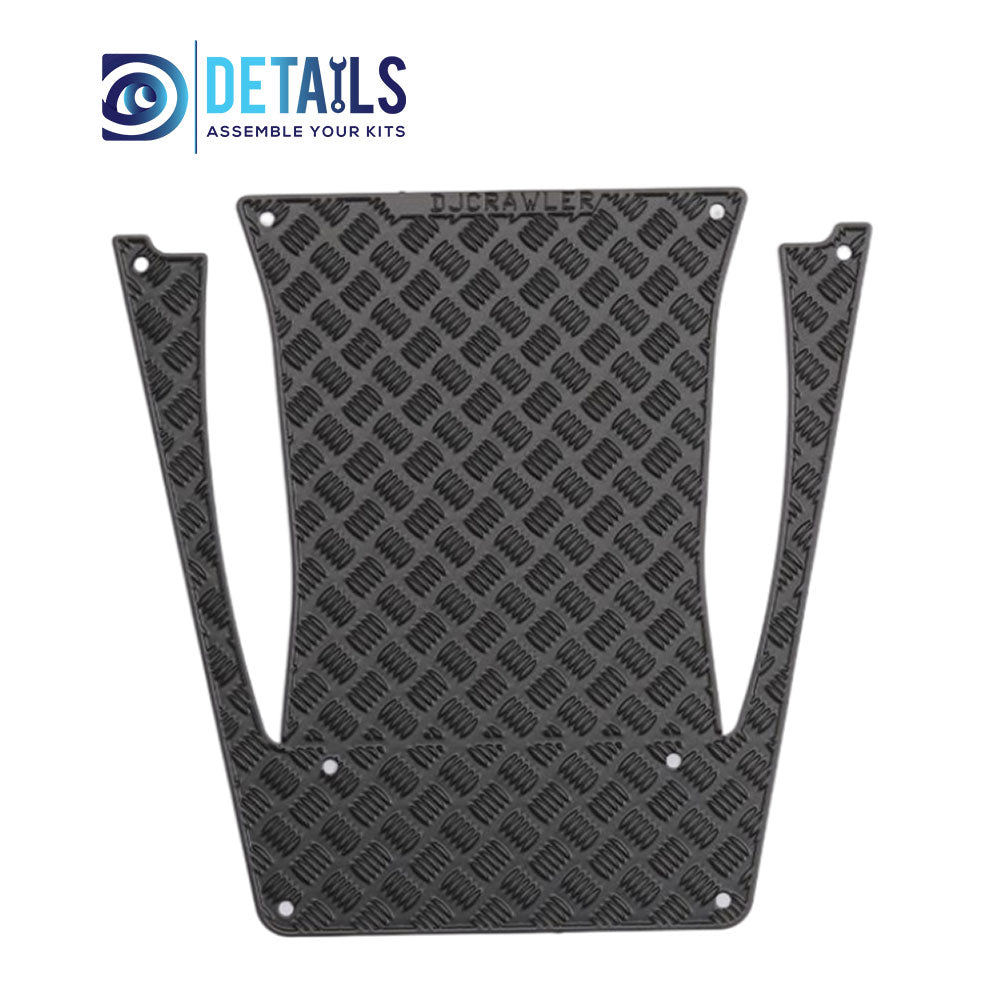 Hood Metal Antiskid Board Decoration for 1/18 TRX-4M Land Rover Defender