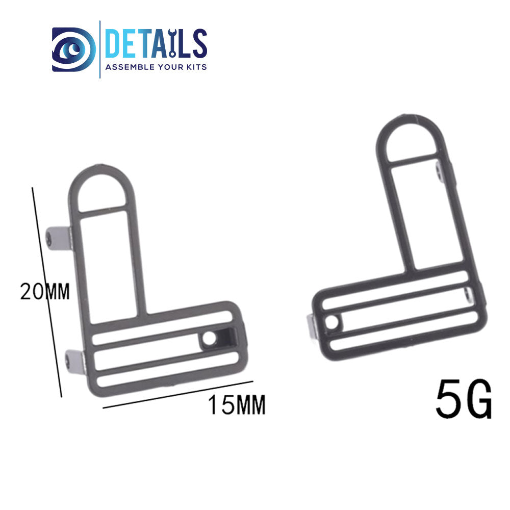 Metal Rail Light Cover Protector Decoration for 1/18 TRX-4M Land Rover Defender