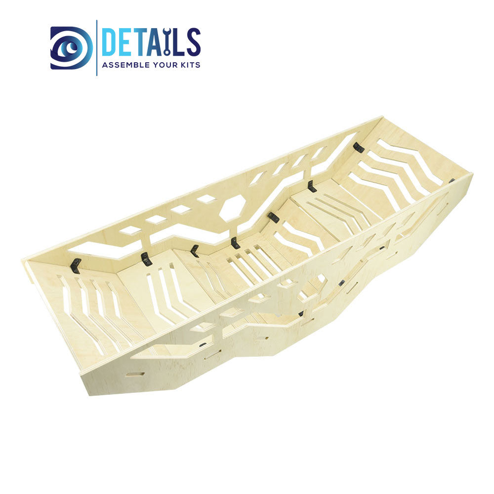 High Density RC  Crawler Wood Board Tracks 5 layers Hardened Thickness F Style