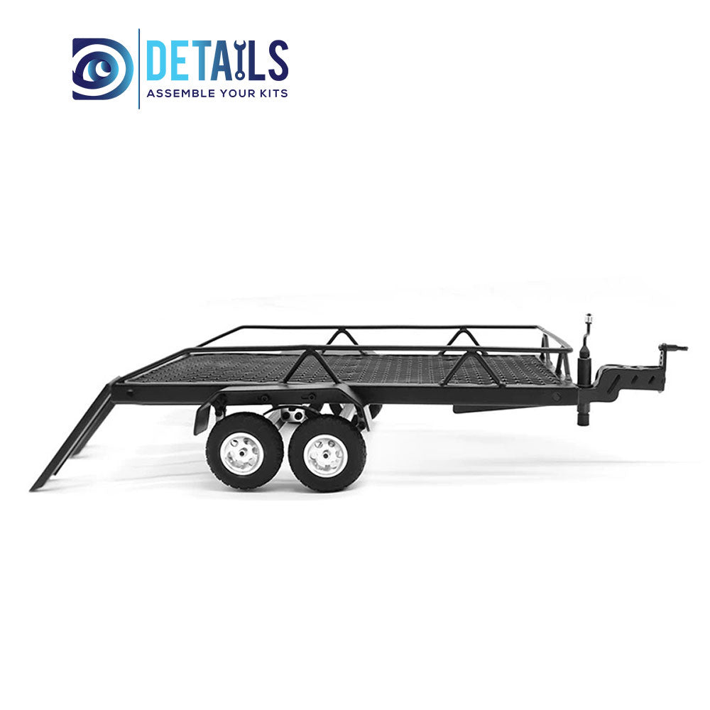 Hobby Details Aluminum Mini Trailer for 1/24 cars 31x17x6.5cm