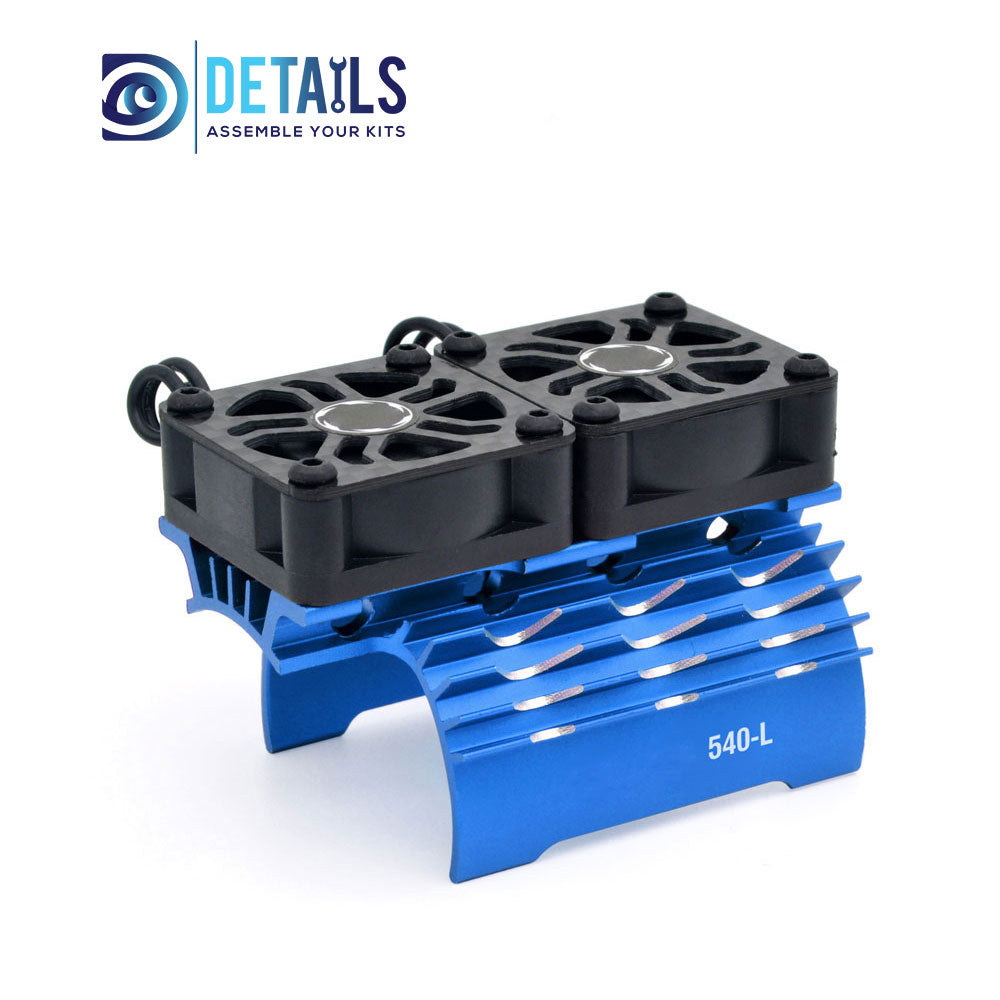 Hobby Details 36mm RC Car Twins Motor Cooling Fan with Heatsink 28000RPM(540-L)