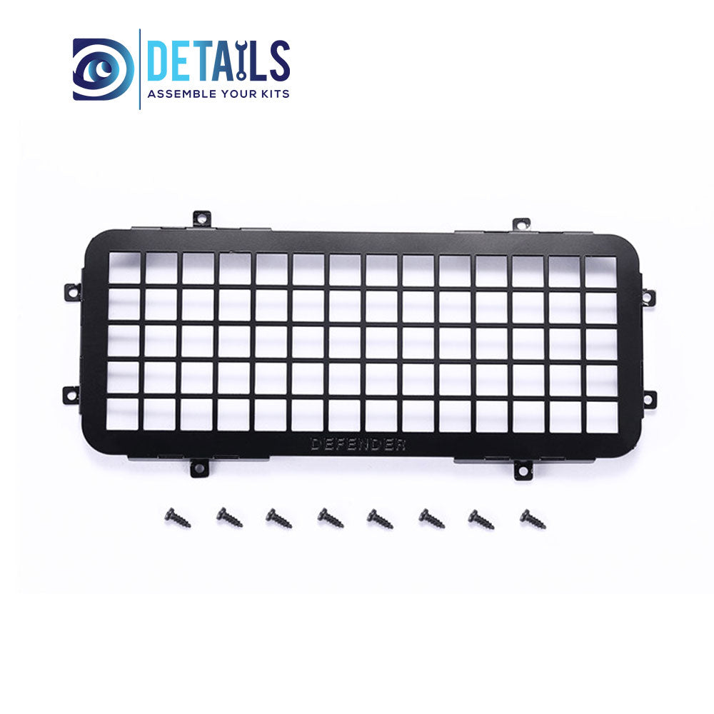Stainless Rear and Side Window Guard Net Set for TRX-4M Defender 1/18 Car 5pcs/set