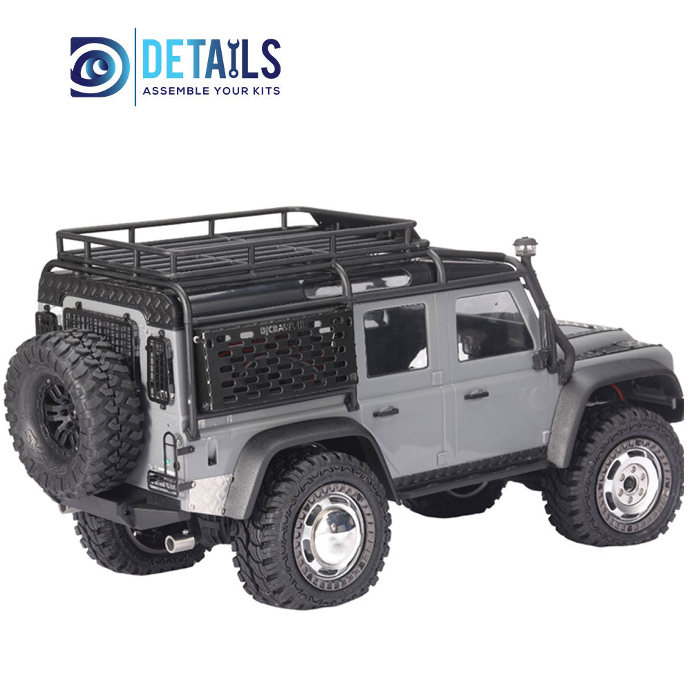 Stainless Rear and Side Window Guard Net Set for TRX-4M Defender 1/18 Car 5pcs/set