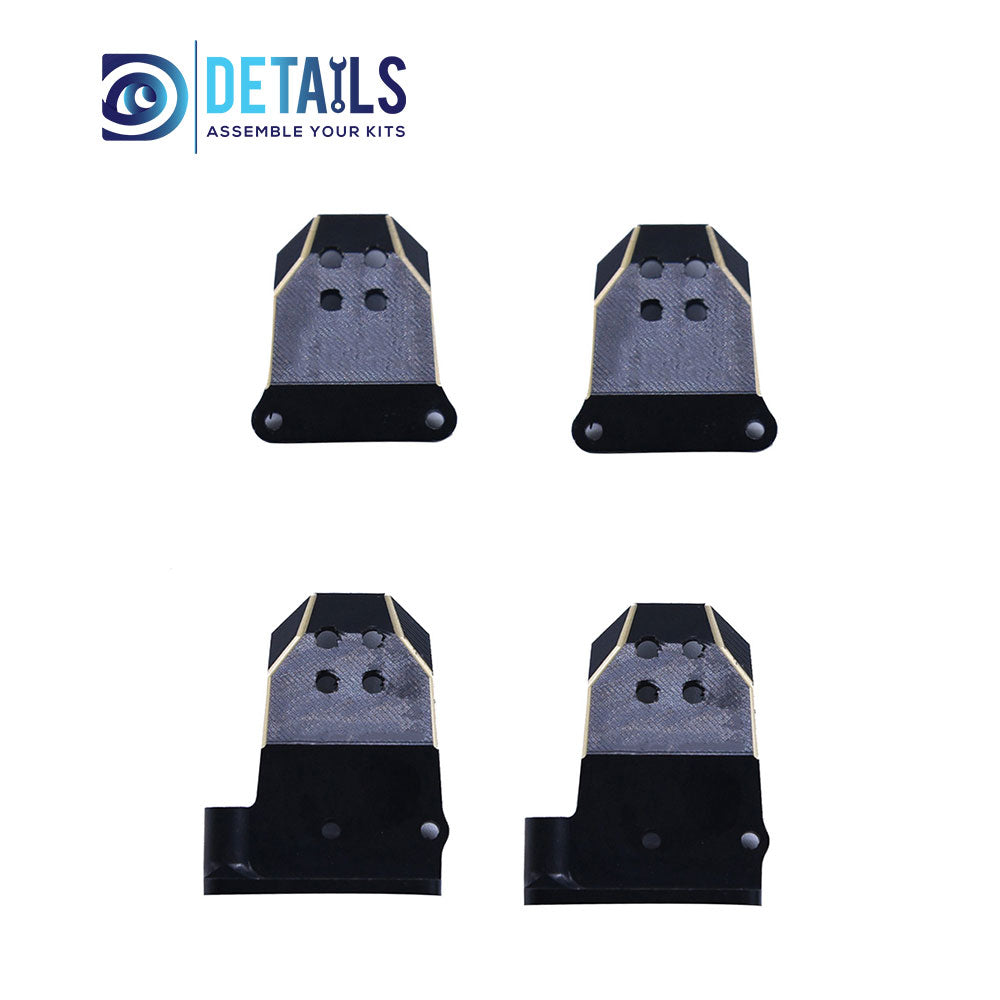 Aluminum Shock Mount for TRX-4M 1/18 Car 4pcs/set Black Gold