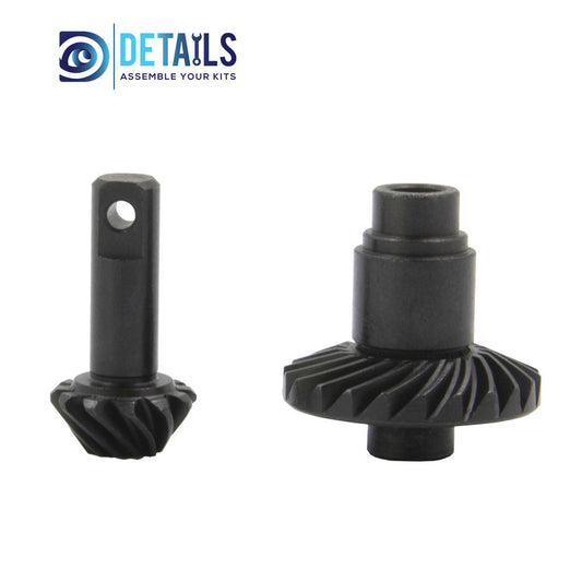 22T/12T Steel Alloy Helical Front&Rear Axles Gear Kit  for 1/18 TRX-4M 2pcs/set