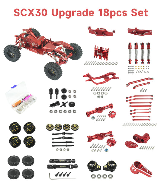 Hobbydetails SCX30 upgrading Parts Red Color 18sets