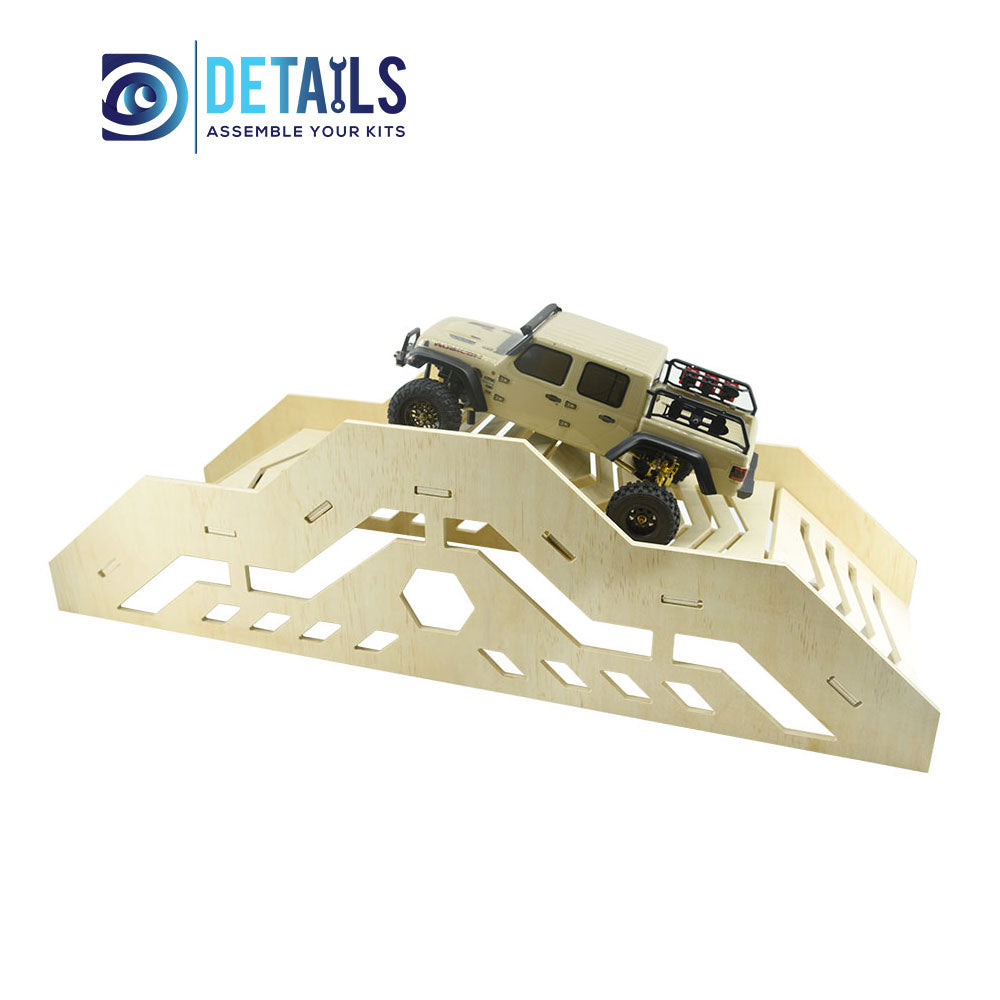 High Density RC  Crawler Wood Board Tracks 5 layers Hardened Thickness F Style