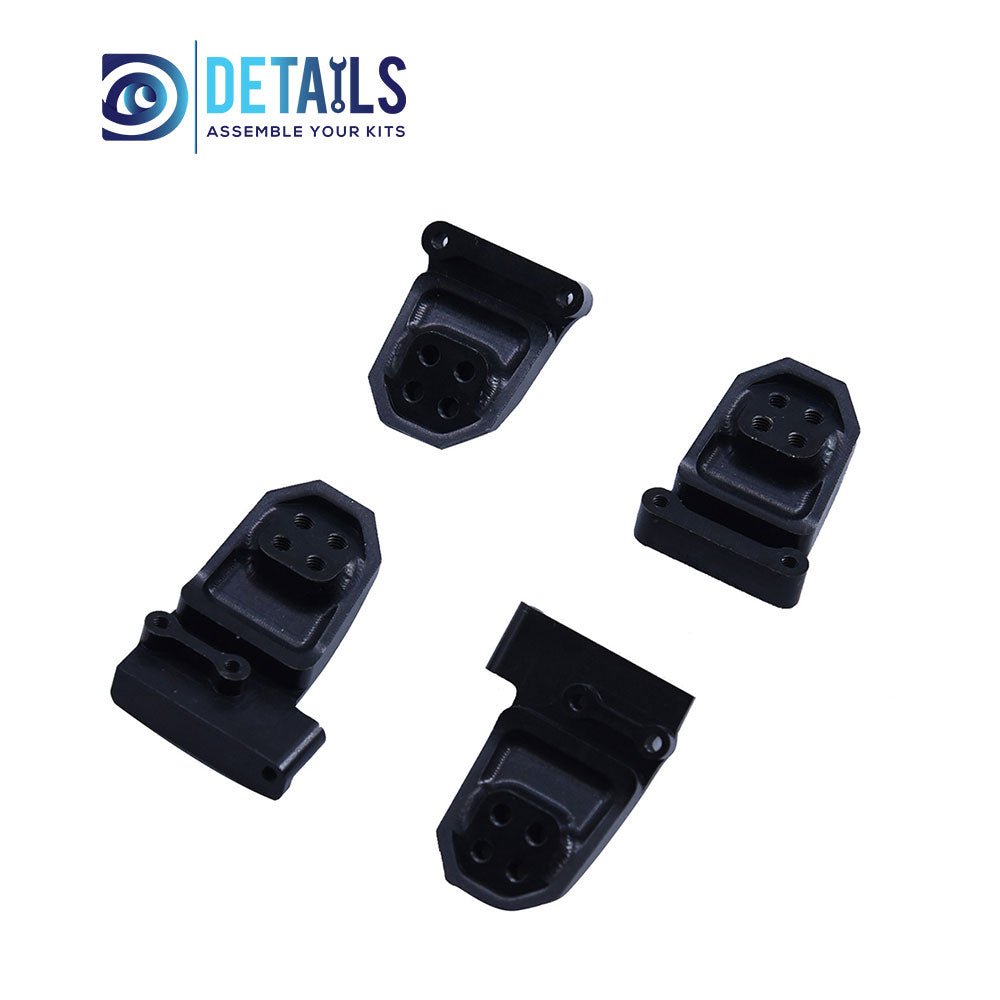 Aluminum Shock Mount for TRX-4M 1/18 Car 4pcs/set Black Gold