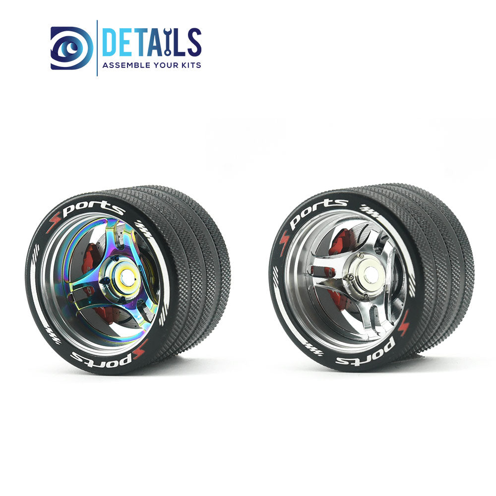 DTEL01044 Aluminum RC Transmitter Steering Handwheel for Sanwa/ Futaba/NB4/ 7PX/X9