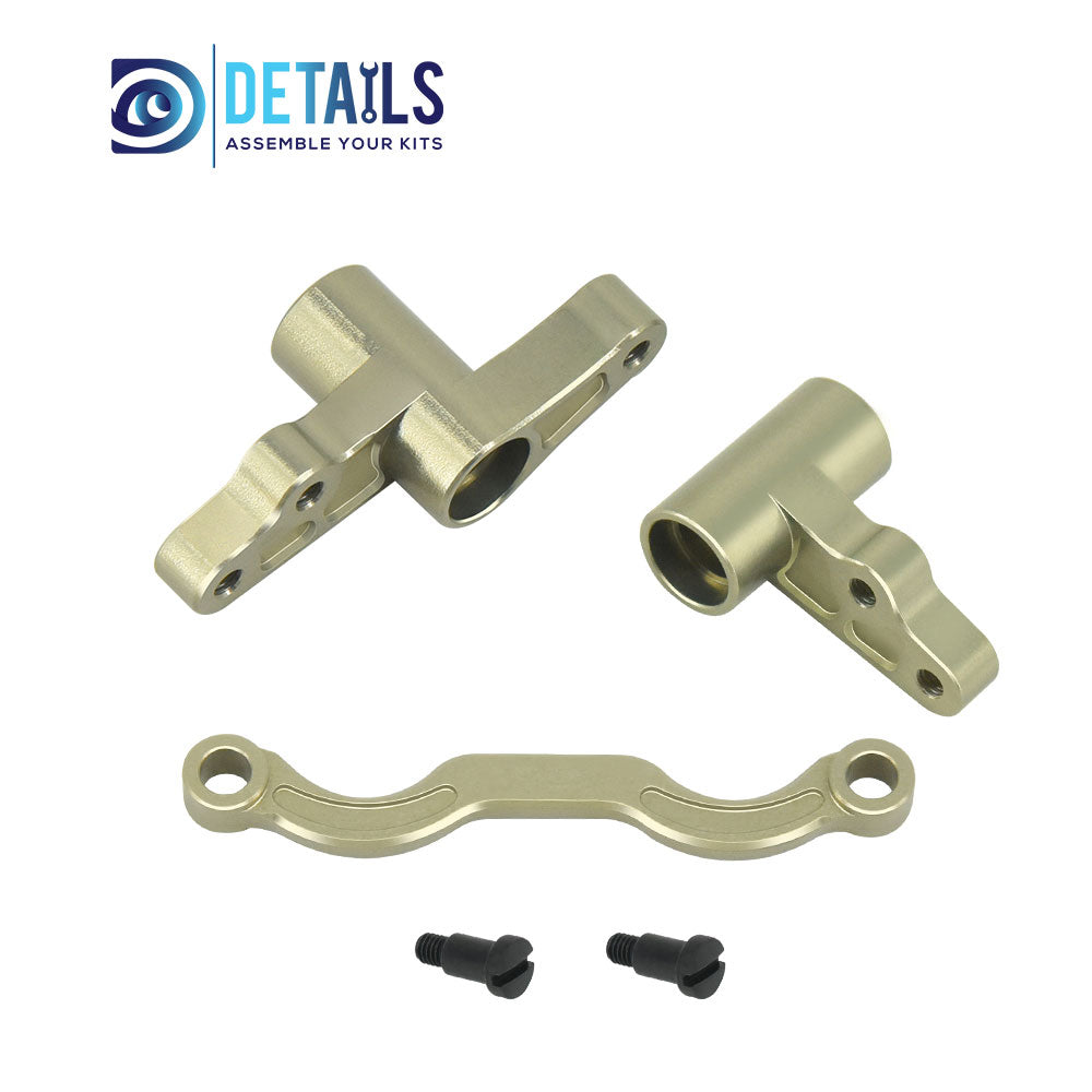 Hobby Details 7075 Aluminum hard oxidation Steering Set Steering&Rods Set for Cen Racing 1/8 RC Car Upgrades Parts 3pcs/set