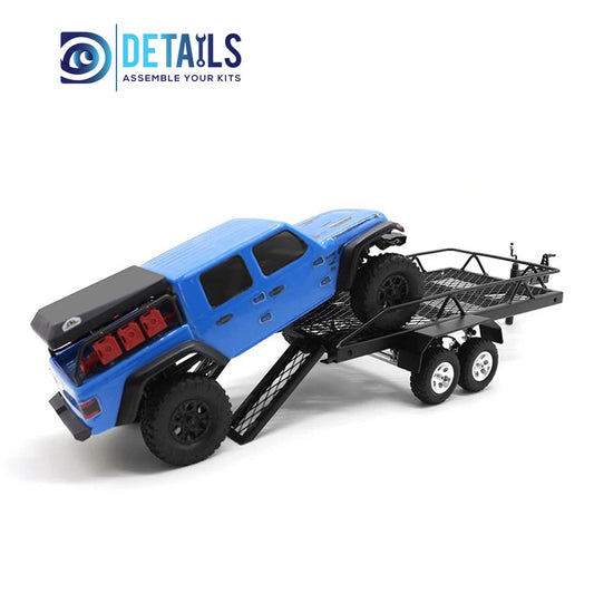 Hobby Details Aluminum Mini Trailer for 1/24 cars 31x17x6.5cm