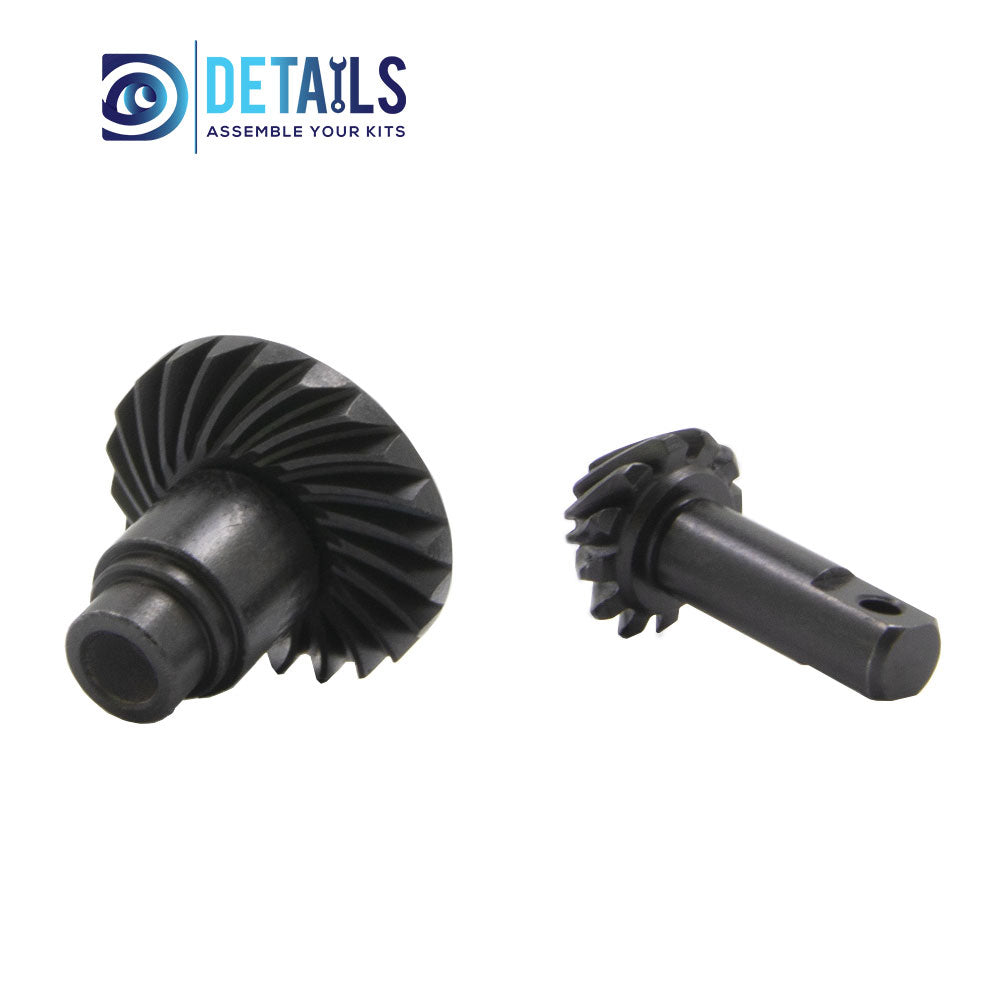 22T/12T Steel Alloy Helical Front&Rear Axles Gear Kit  for 1/18 TRX-4M 2pcs/set