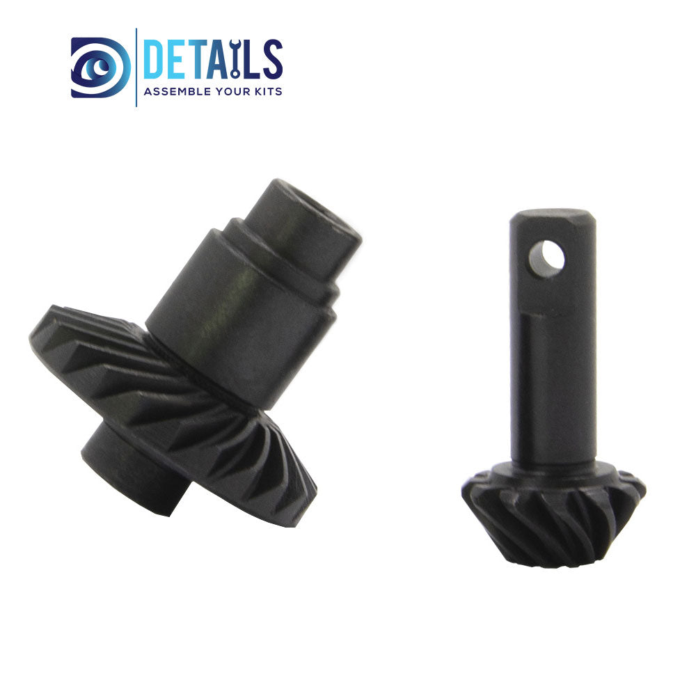 22T/12T Steel Alloy Helical Front&Rear Axles Gear Kit  for 1/18 TRX-4M 2pcs/set