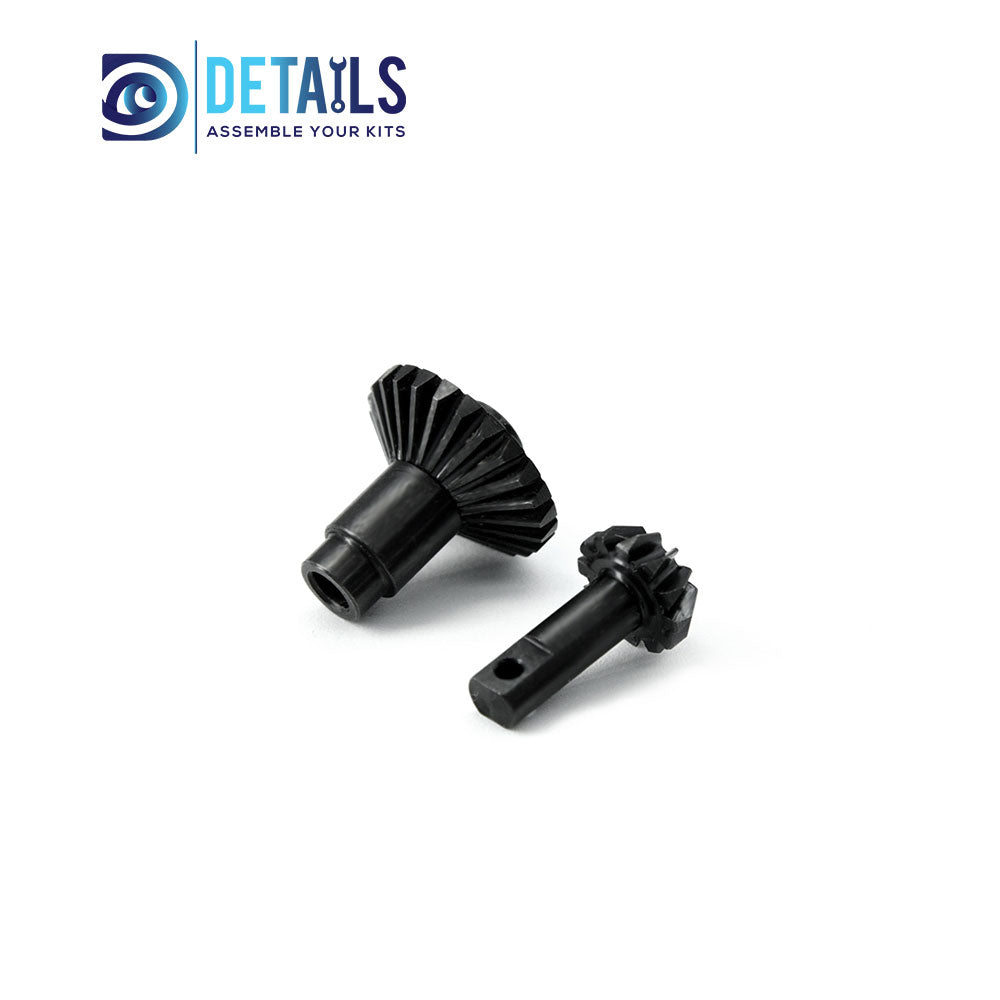24T/12T Steel Alloy Helical Front&Rear Axles Gear Kit  for 1/18 TRX-4M 2pcs/set