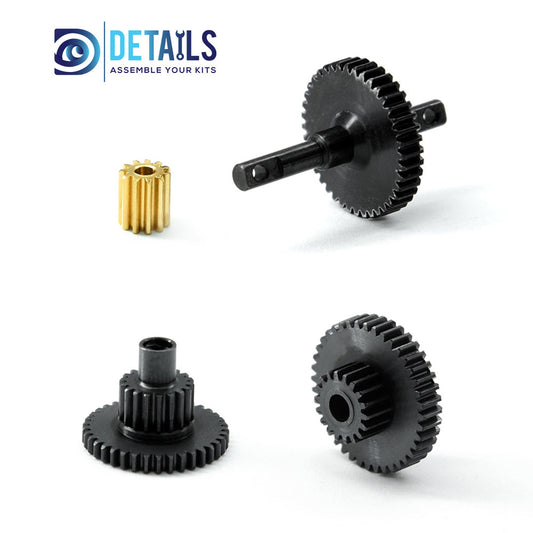 Universal Metal Transmission Gearbox Gear for 1/18 TRX-4M 4pcs/set