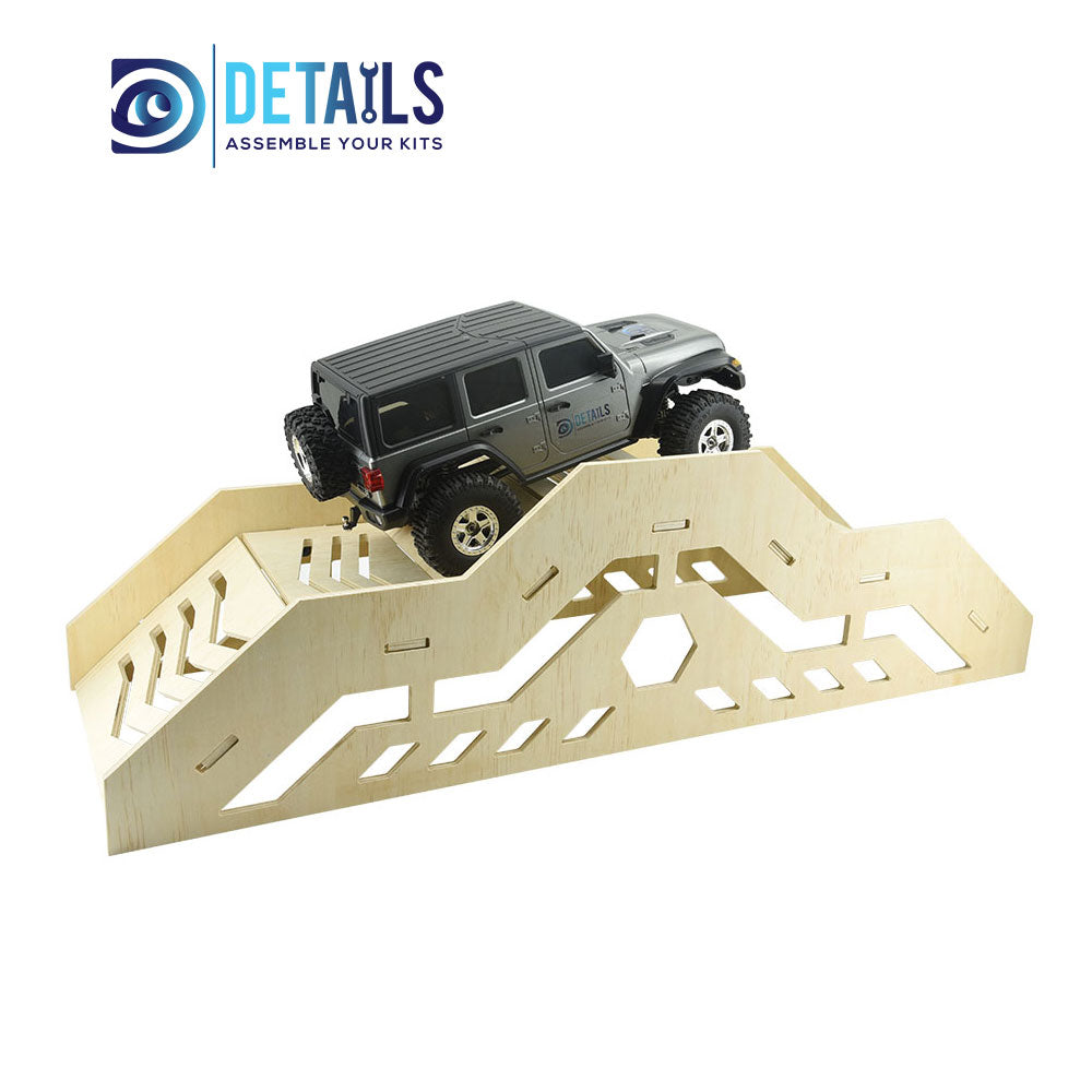 High Density RC  Crawler Wood Board Tracks 5 layers Hardened Thickness F Style