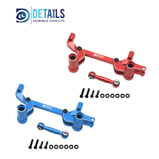 Aluminum Steering Set Steering Rods Set For TRAXXAS 1/10 4-TEC Drift Ford Mustang
