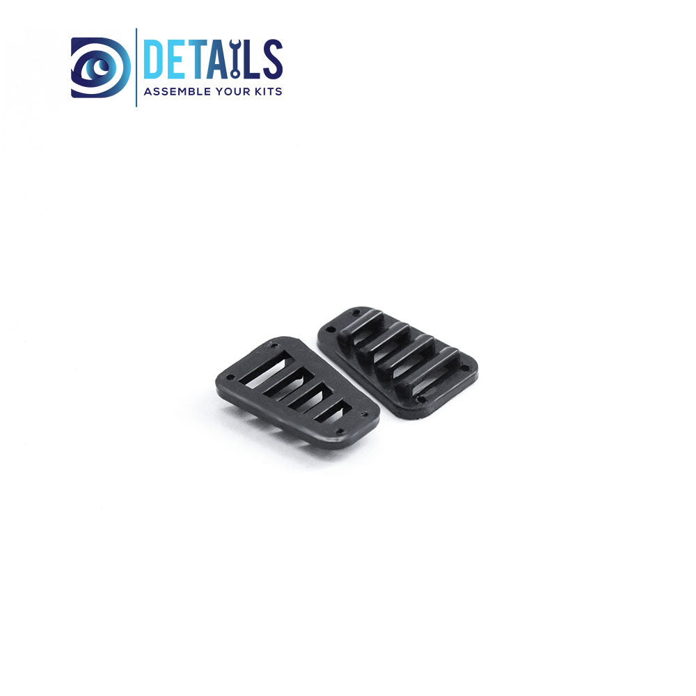 Hood Air Intake Decoration for 1/18 TRX-4M Land Rover Defender 2pcs