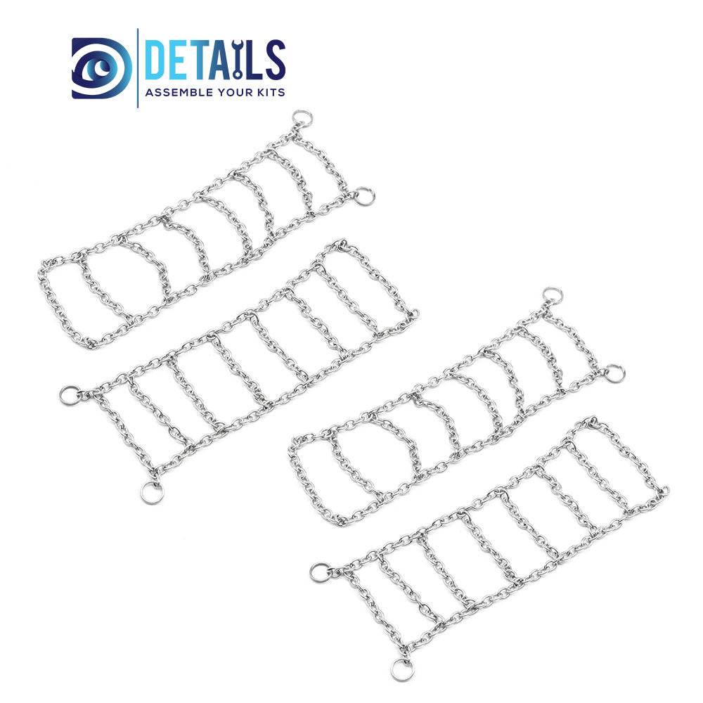 Tire The Snow Chains for 1/18 TRX4M RC Crawler Car 4pcs
